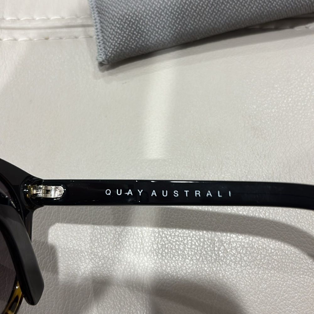 QUAY AUSTRALIA HIGH TEA ROUND OVERSIZED SUNGLASSES - Picture 4 of 4